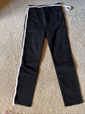 Madewell Stovepipe High-Rise Black Women's Jeans